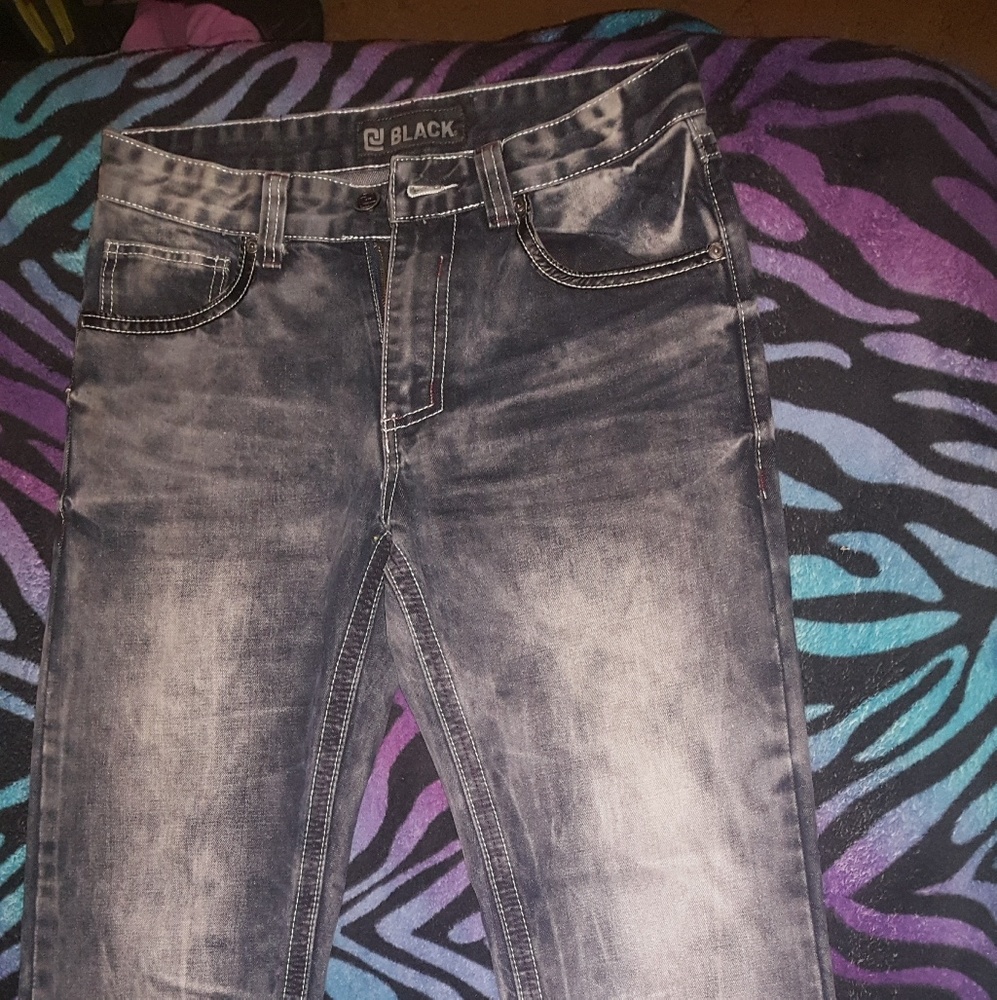 BLACK Rwlaxed Straight jeans size 28x30
